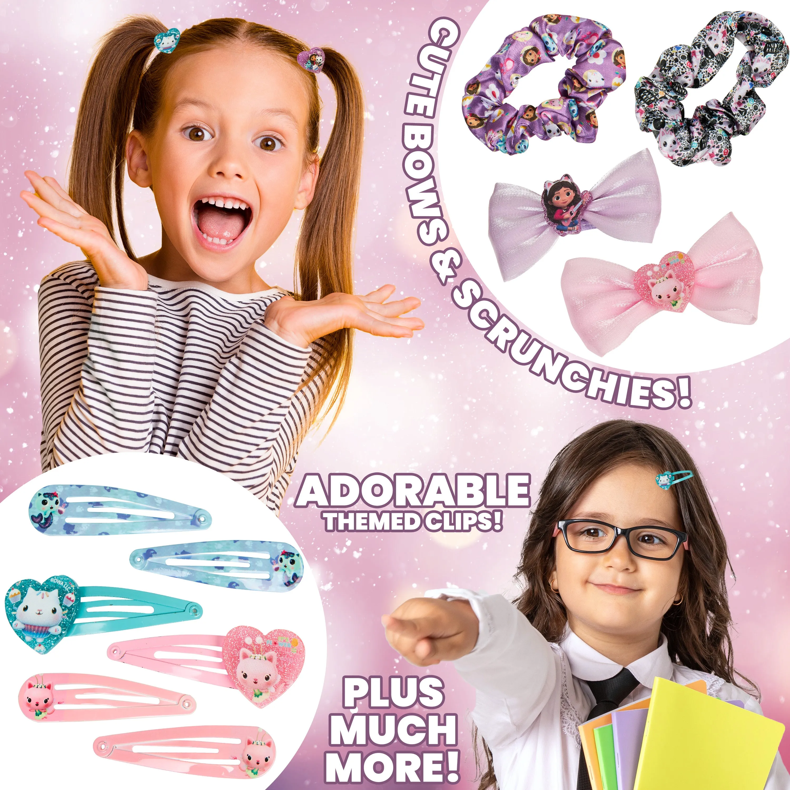 Gabby's Dollhouse Advent Calendar 2025 Girls Hair Accessories Countdown Calendar