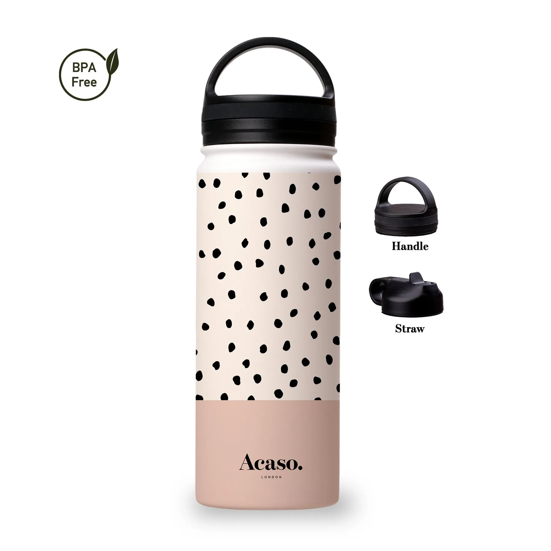 GEO MINI DOTS Steel Water Bottle