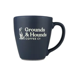 Grounds & Hounds Signature Mug-Navy