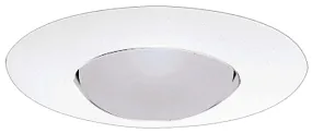 Halo 300P Recessed Light Trim, Metal Body, White :EA: QUANTITY: 1