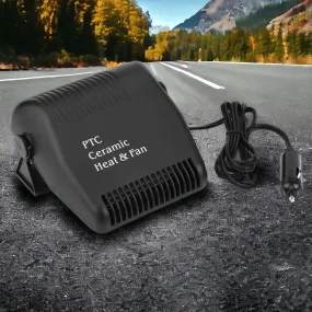 Hawk Car PTC Ceramic Heater and Fan ( 12 V- 120 Watts)