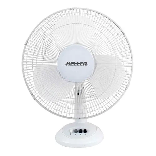 HELLER HHDF30S 30cm White Desk Fan