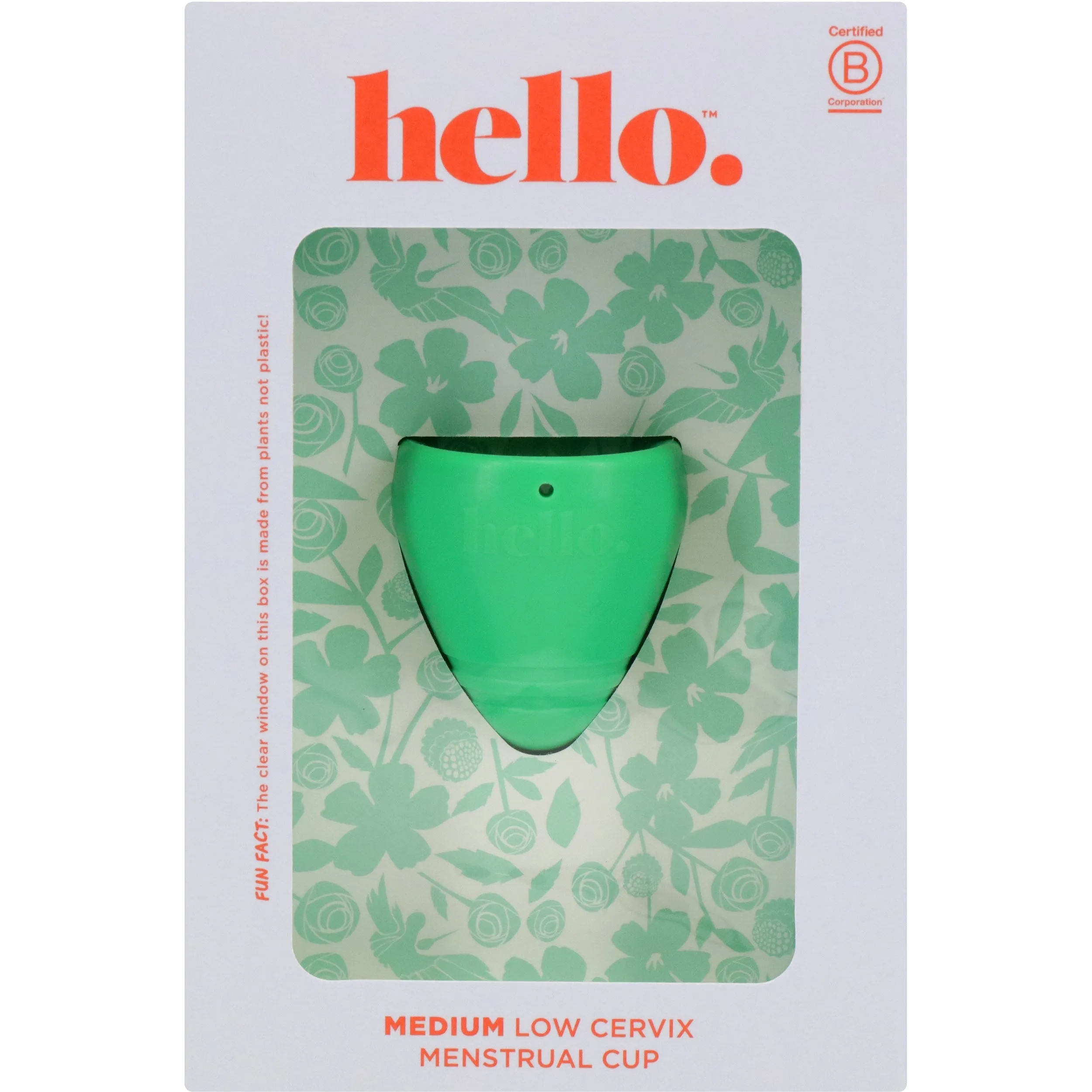 HELLO Menstrual Cup - Low Cervix