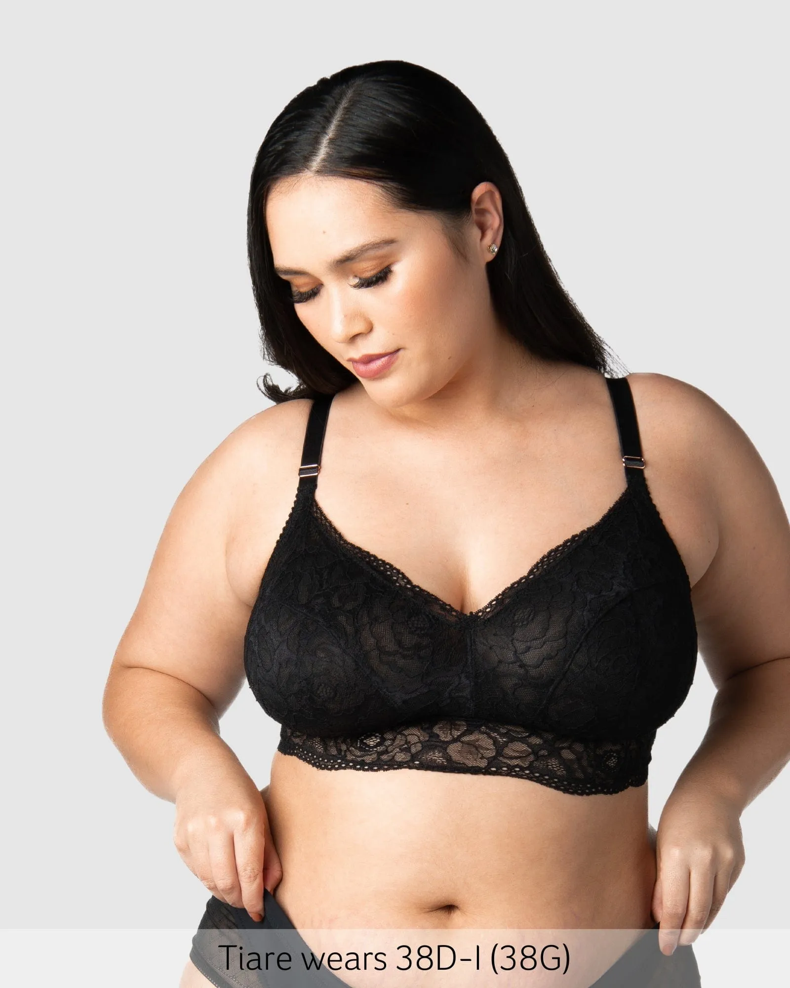 Heroine Multifit Maternity Bralette - Black