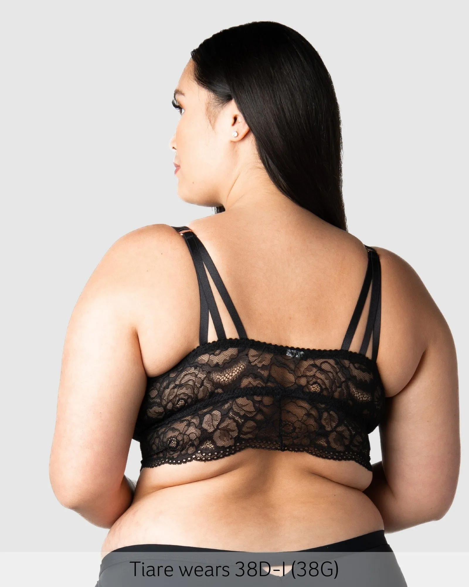 Heroine Multifit Maternity Bralette - Black