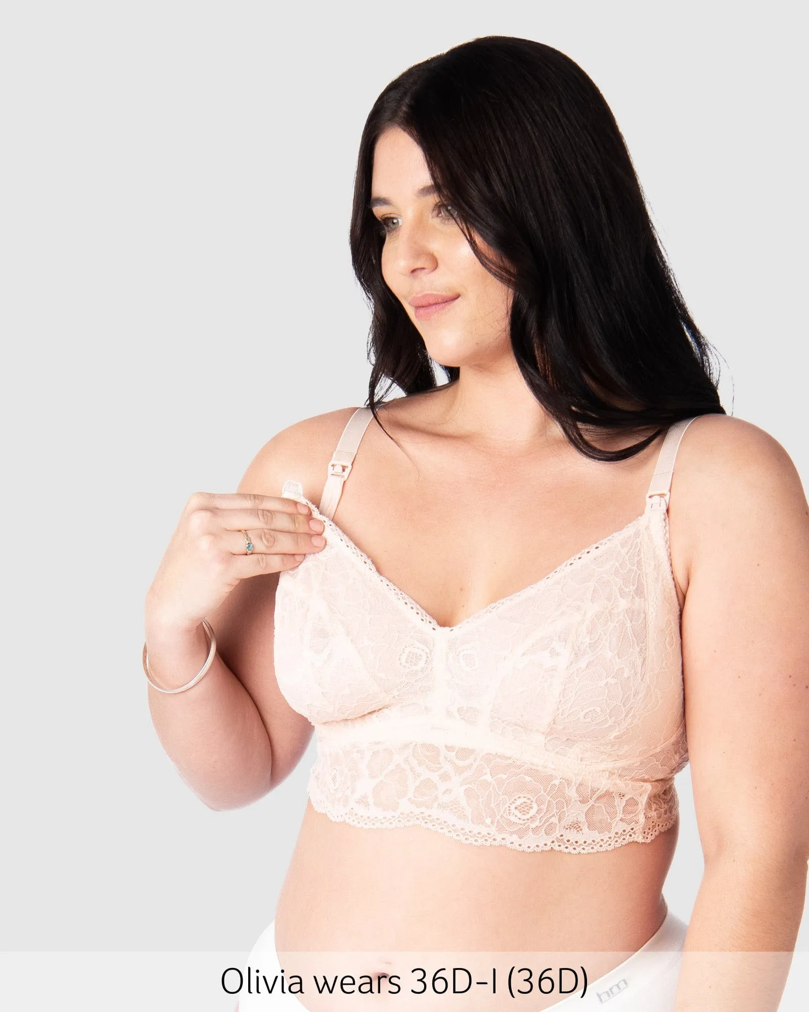 Heroine Multifit Nursing Bralette - Shell