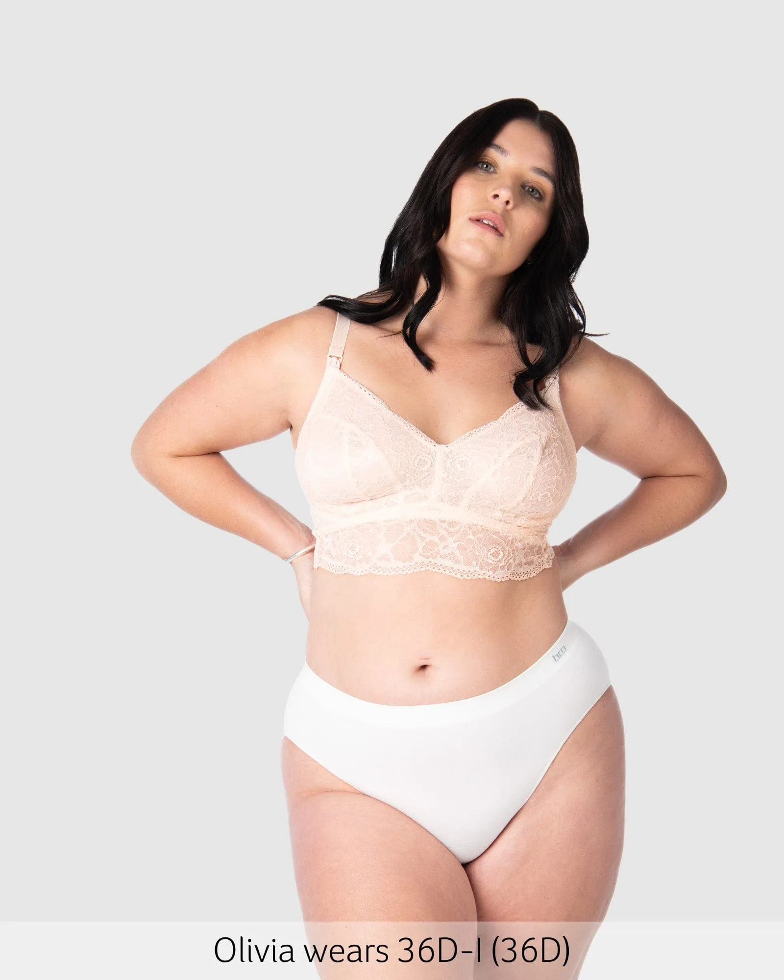 Heroine Multifit Nursing Bralette - Shell