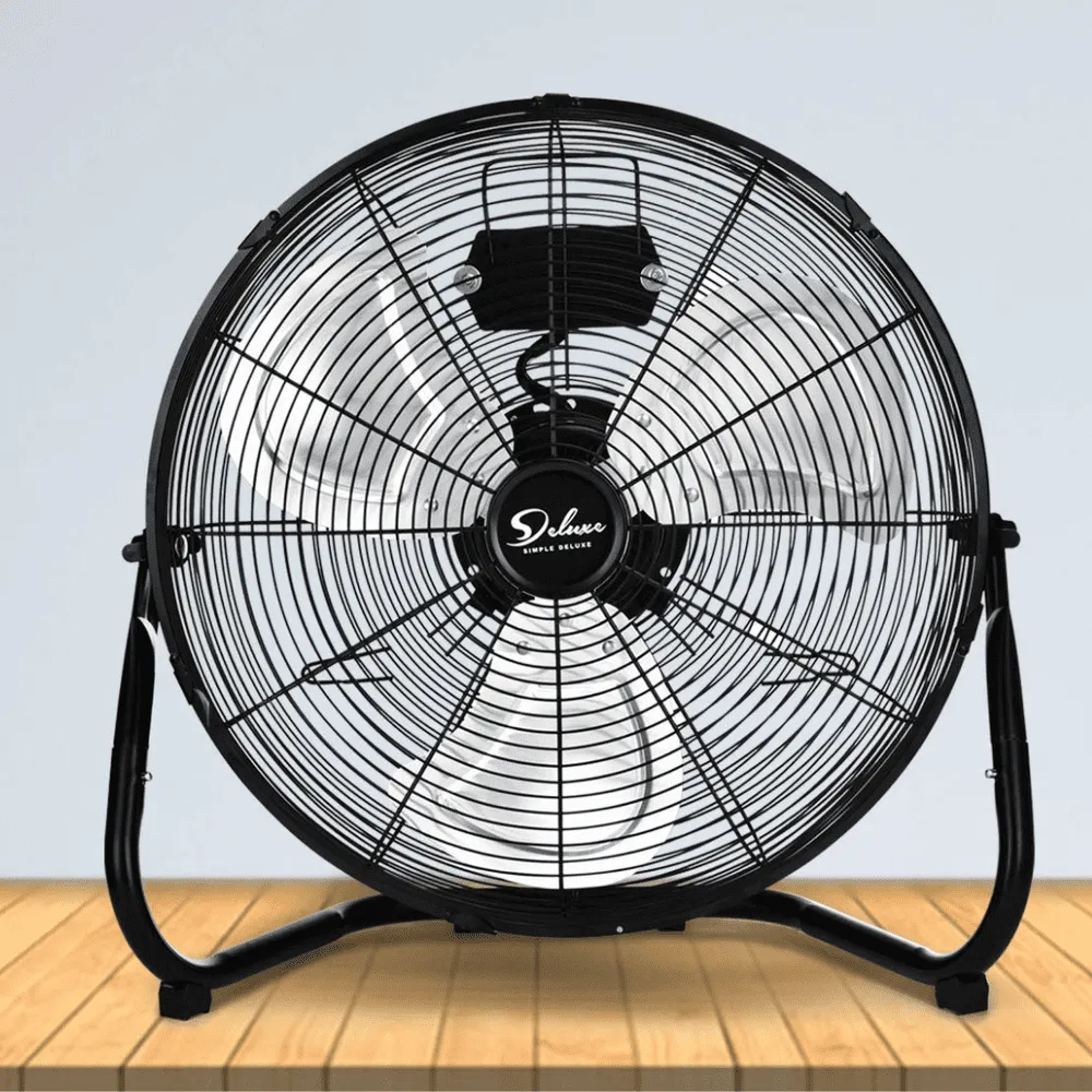 High Velocity Heavy Duty Metal Floor Fan 12inch