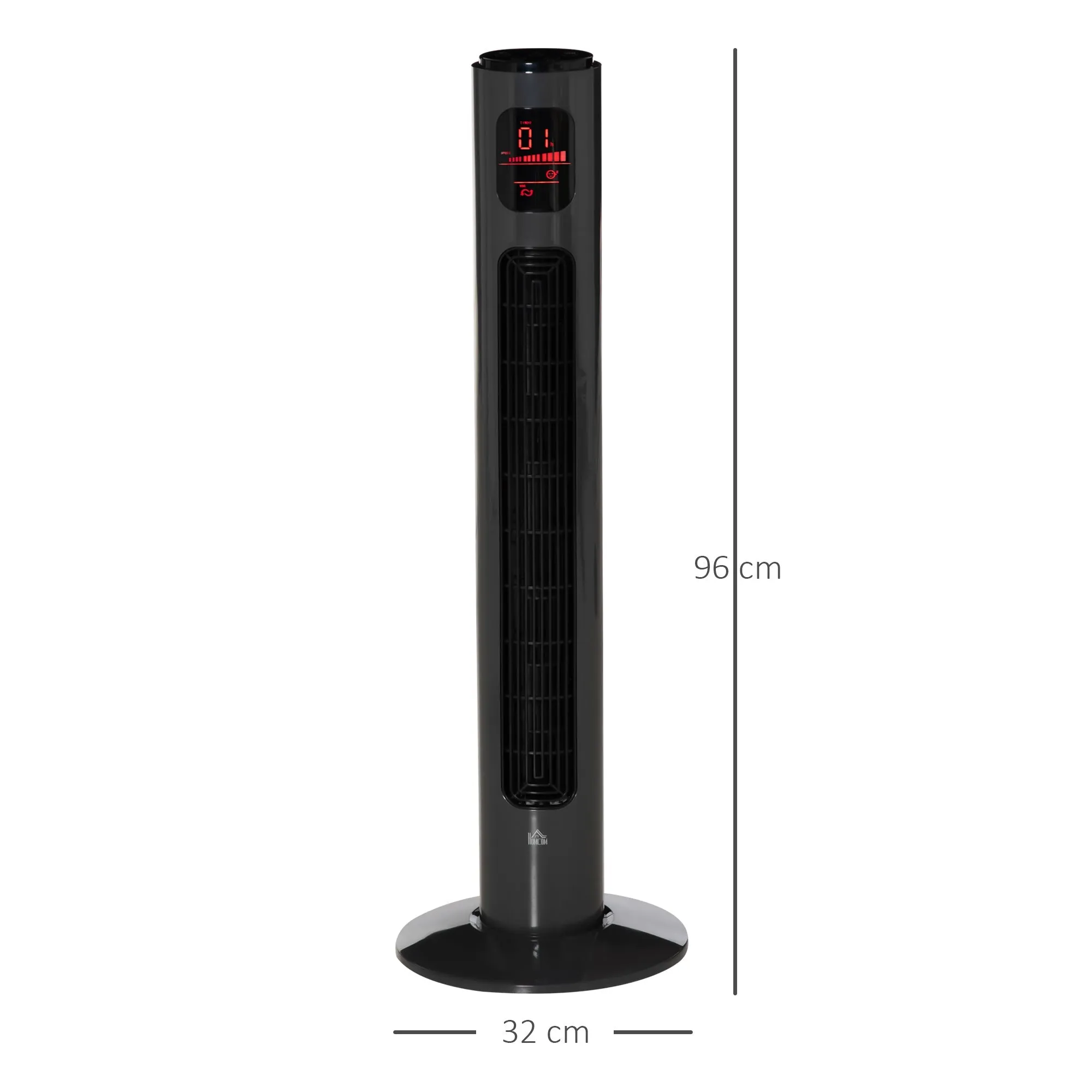 Homcom 38'' Freestanding Tower Fan