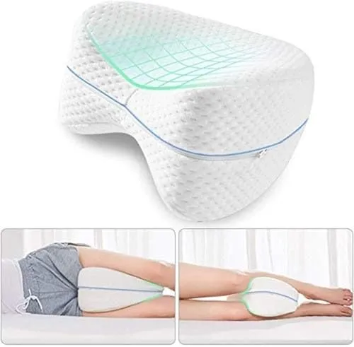 HomeHive Memory Foam Pillow Neck & Shoulder Lumbar Pain Relief Contour Cervical Super Soft & Fluffy-PO1(S_K_E_20022036_Off White)