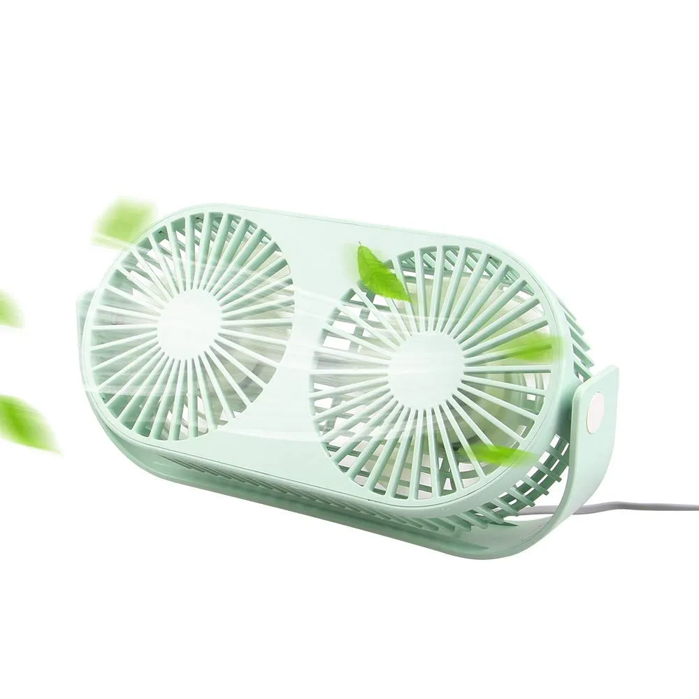 Hoteon F-Best 4.6 Inch Mini USB Desk Fan(White & Grey)