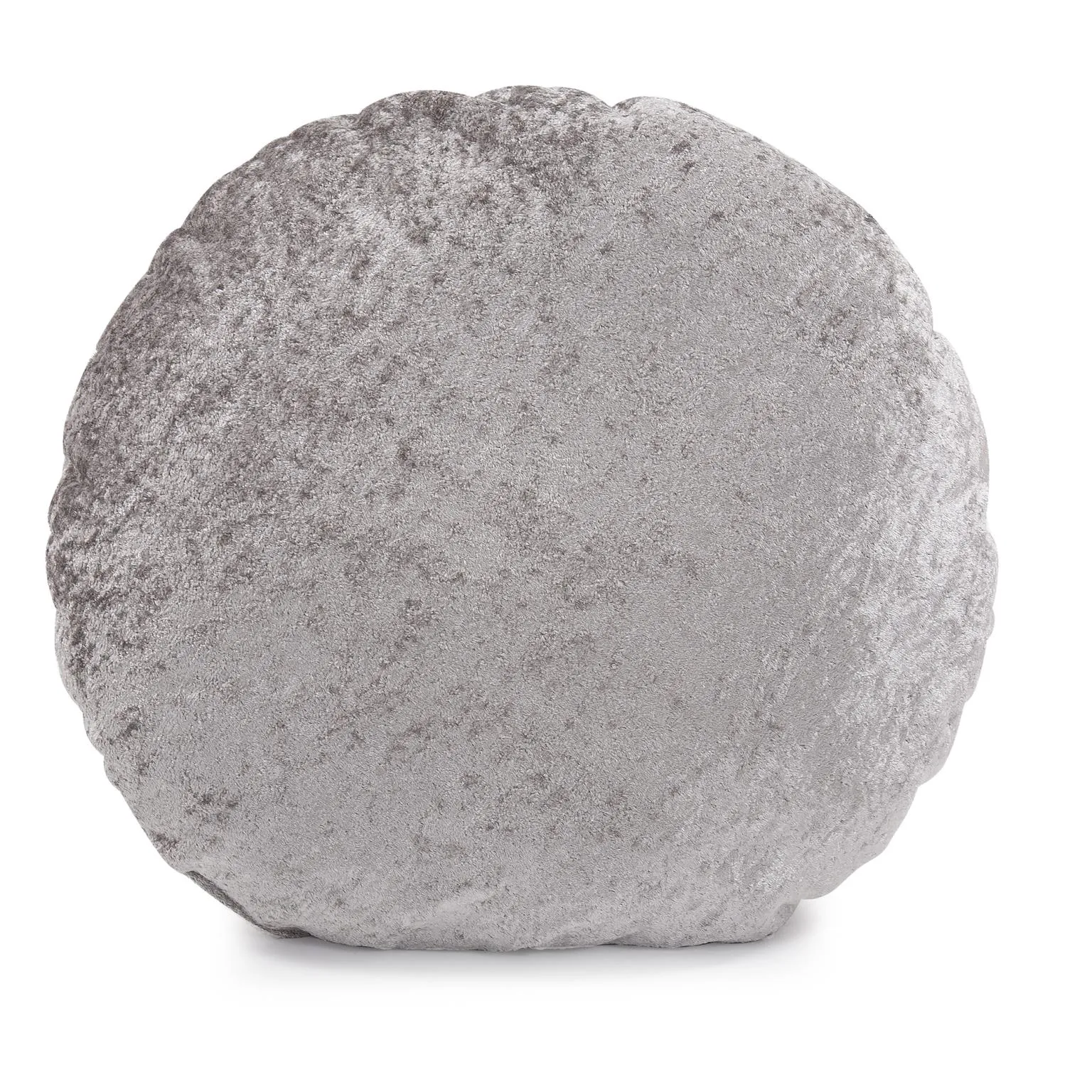 Howard Elliott Collection 18 Round Pillow  Amaron Cement Crushed Velvet