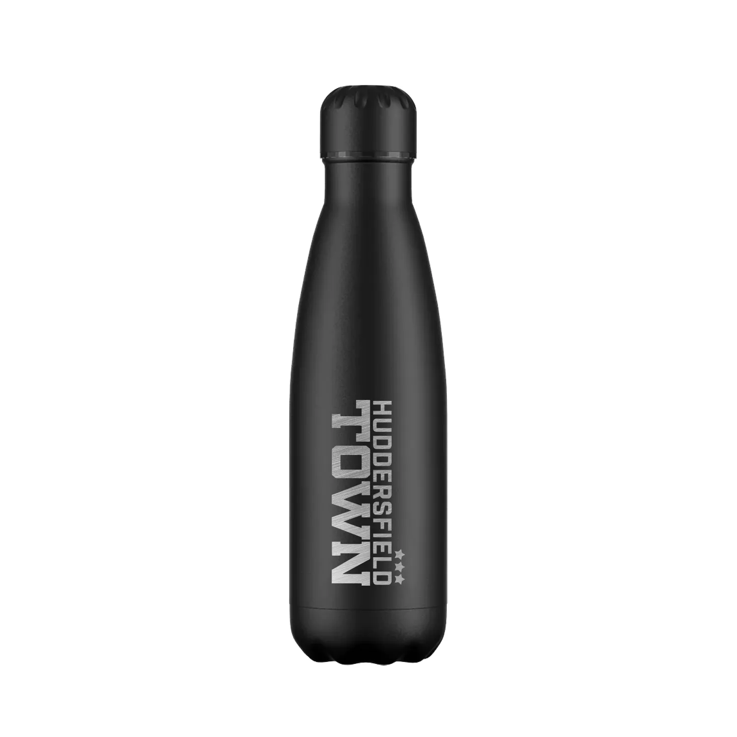 Huddersfield Town Engraved Water Bottle - Black