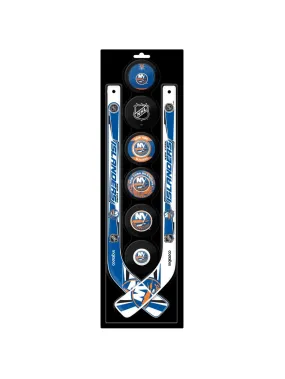 Inglasco NHL New York Islanders 8-Pack Mini Stick & Foam Puck Set