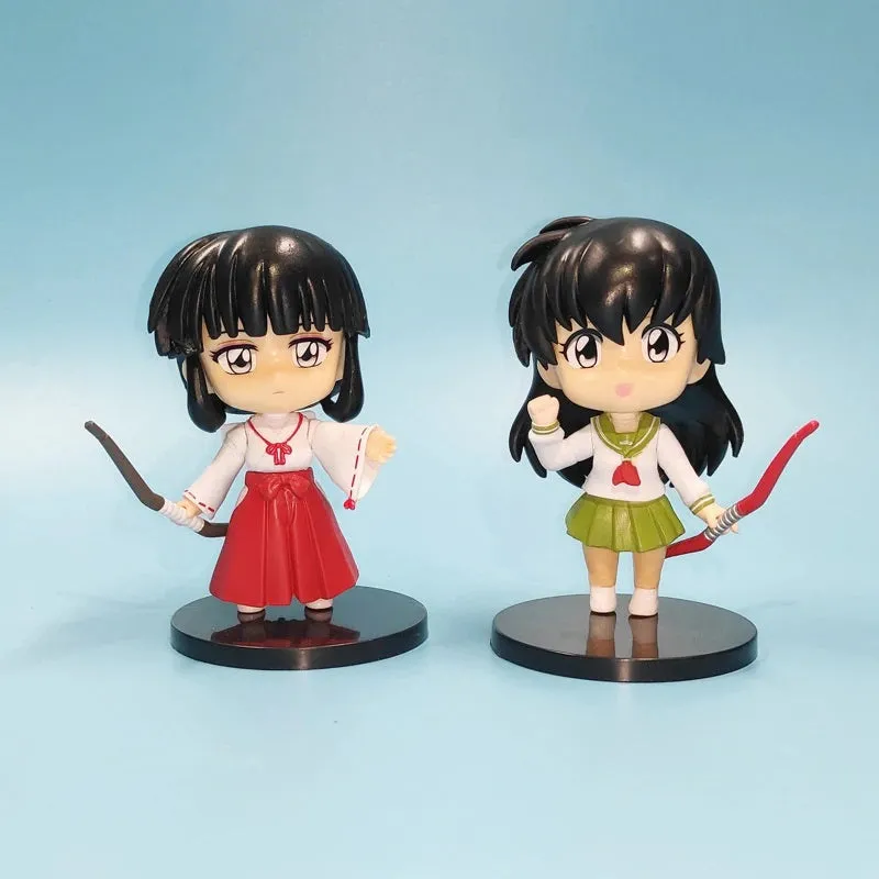 Inuyasha Set Of 6 Action Figure Anime Figurine | 10 CM |