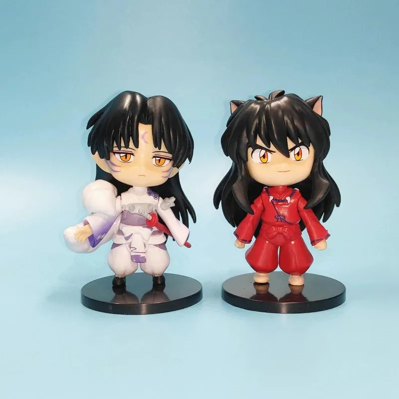 Inuyasha Set Of 6 Action Figure Anime Figurine | 10 CM |