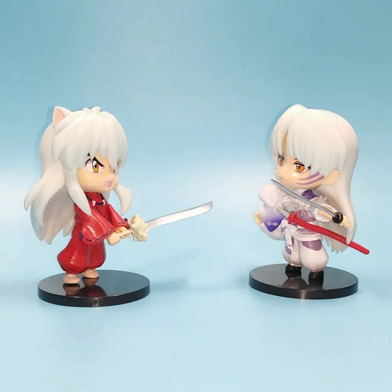 Inuyasha Set Of 6 Action Figure Anime Figurine | 10 CM |