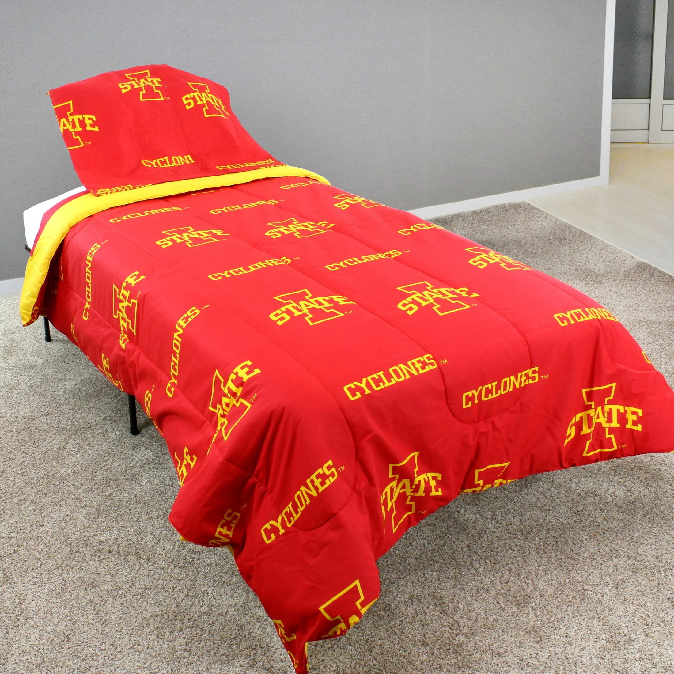 Iowa State Cyclones Reversible Cotton Comforter Set