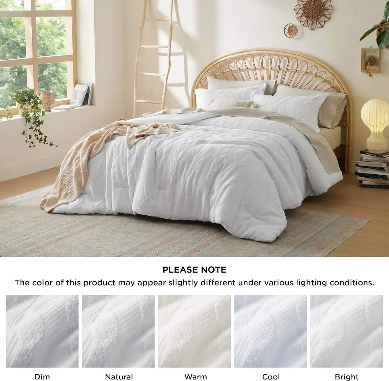 Jacquard Comforter Set Cable Stripe