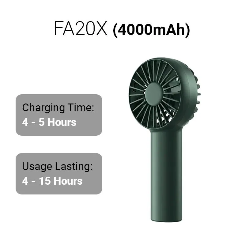 JISULIFE FA20X Mini Handheld Fast Charging Pocket Fan