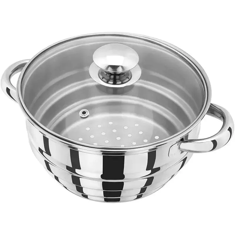 Judge Multi Steamer With Glass Lid 16/18/20cm Saucepans