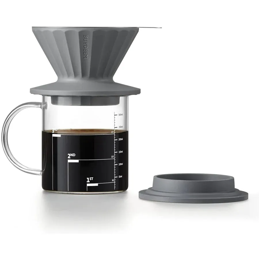 K176 Multi-function Electric Steam Brewer & Coffee Dripper Set - Bundle Offer