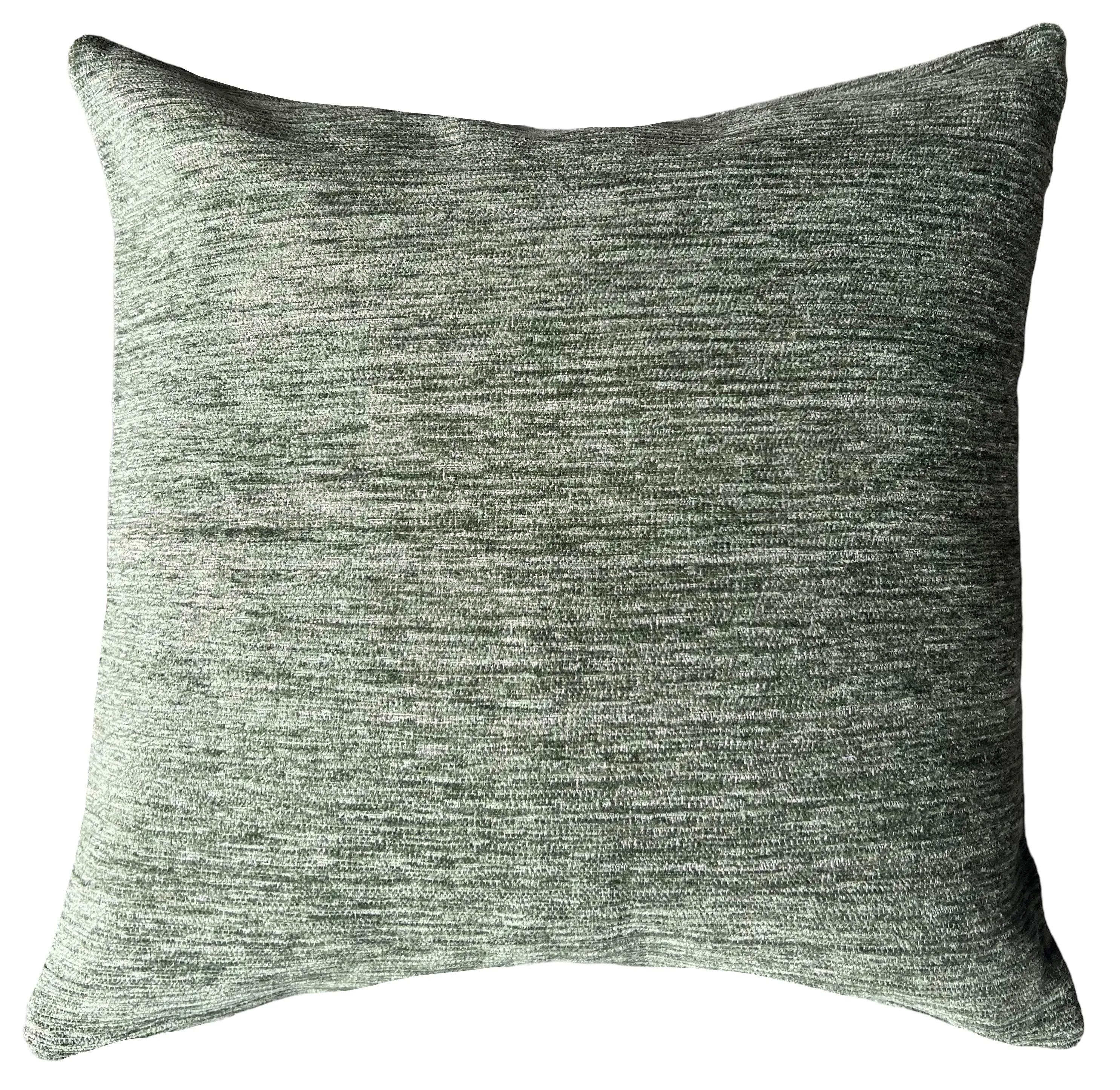 Kendra: Dark Sage Green Performance Chenille Pillow Cover / Animal Spots pillow / Sage Solid Pillow / Green Throw Pillow Cover