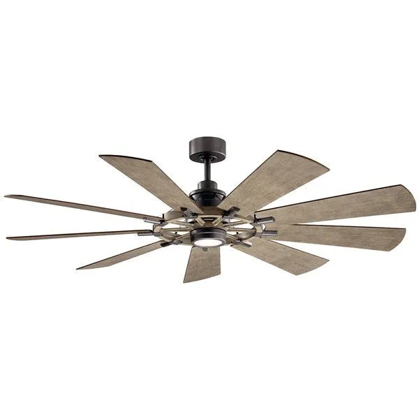 Kichler 300265AVI7 Gentry LED 3000K 65" Fan Anvil Iron