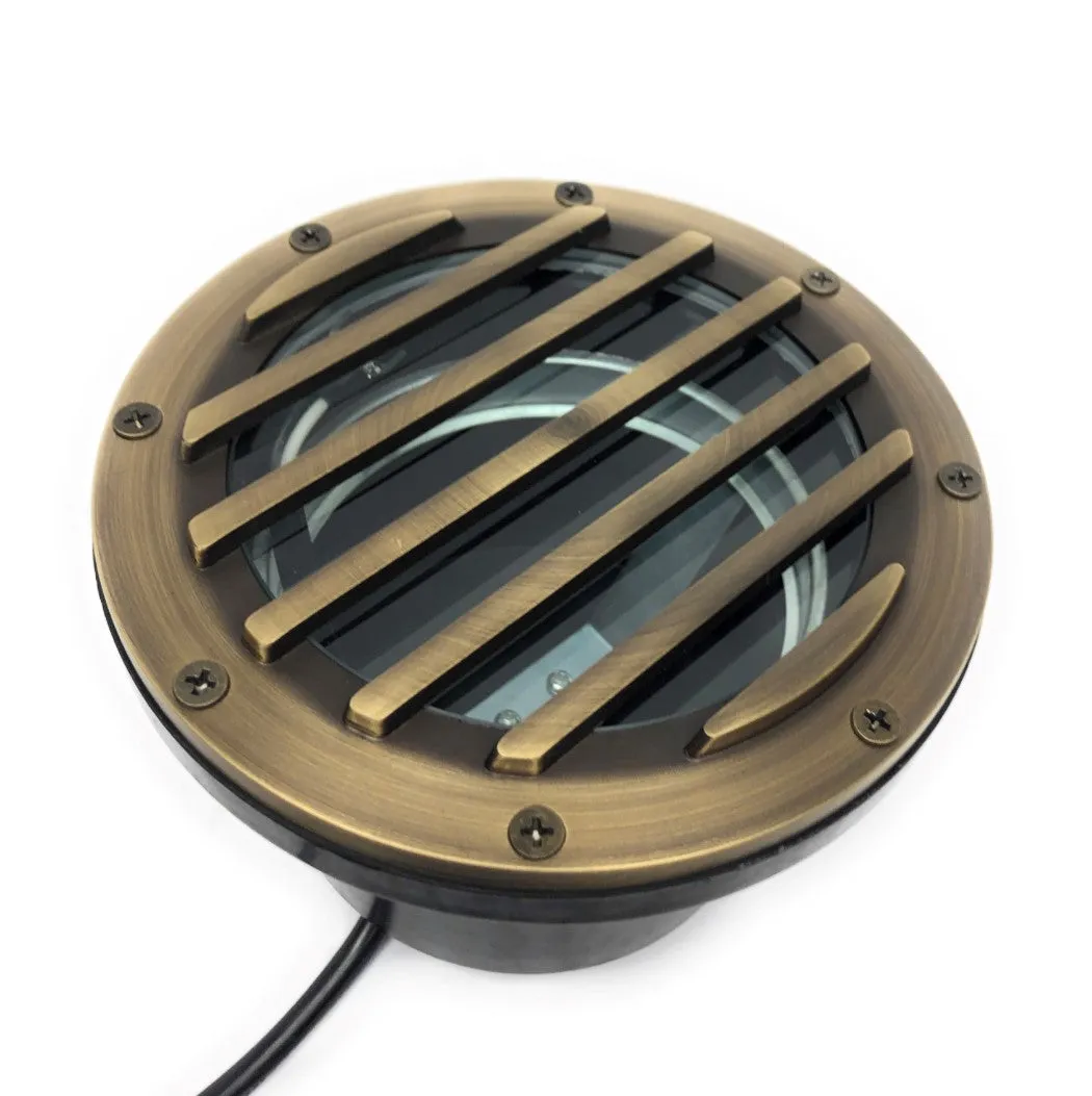 Lavage Solid Cast Brass In-ground Light - Antique Bronze