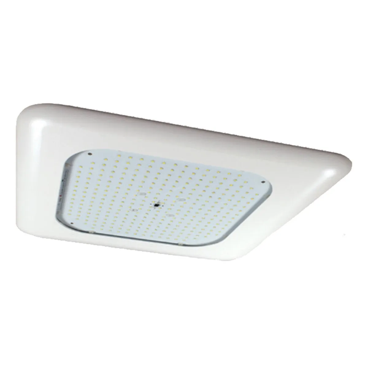 LED Gas Station Canopy Light, 19070 Lumens, 125 Watts, 5000K, 120-277V, Recessed Superkit