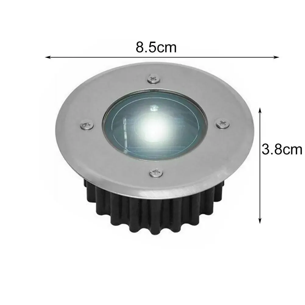 LED Solar Underground Light Waterproof Outdoor Garden Path Spot Recessed Inground Lighting IP44 Solar Light