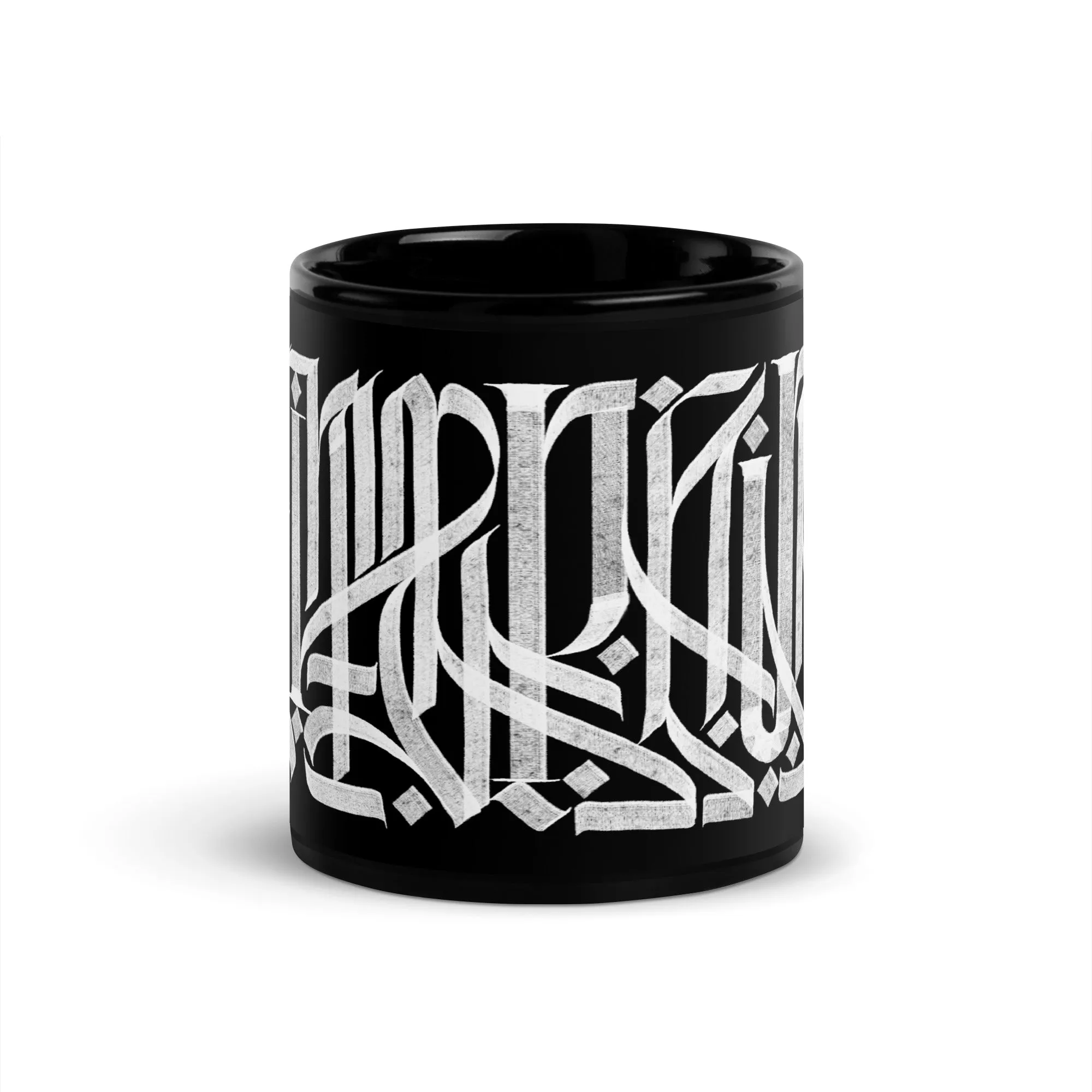 Letterhythm® Inscription Mug  (Black)