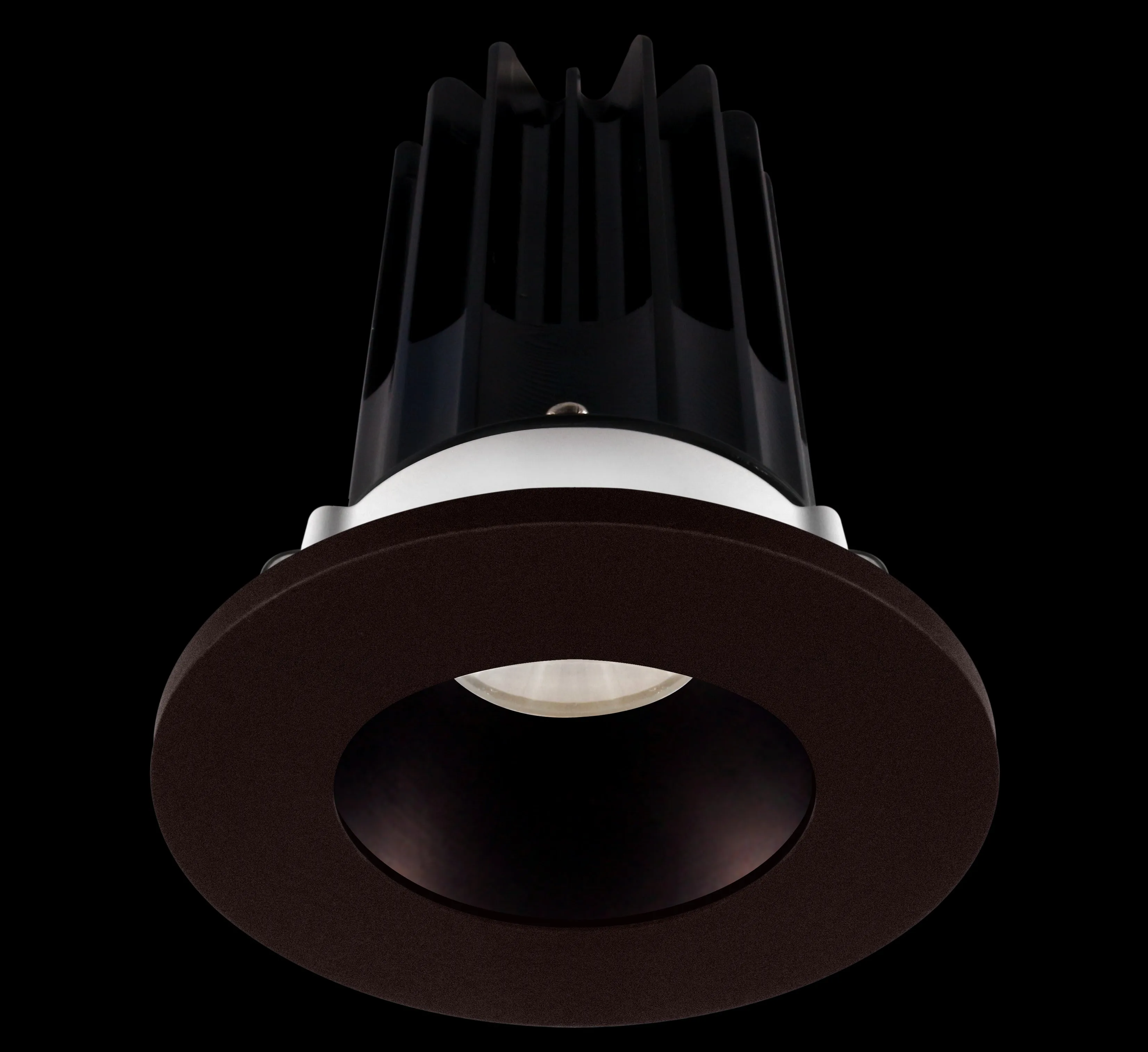 Lotus LED-2-S15W-5CCT-2RRBZ-2RTBZ-24D 2 Inch Round Recessed LED 15 Watt Designer Series - 5CCT Selectable - 1000 Lumen - 24 Degree Beam Spread - Bronze Reflector - Bronze Trim