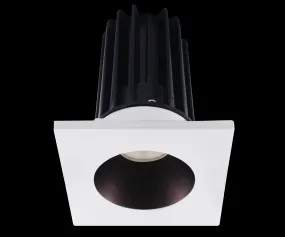 Lotus LED-2-S15W-5CCT-2RRBZ-2STWH-24D 2 Inch Square Recessed LED 15 Watt Designer Series - 5CCT Selectable - 1000 Lumen - 24 Degree Beam Spread - Bronze Reflector - White Trim