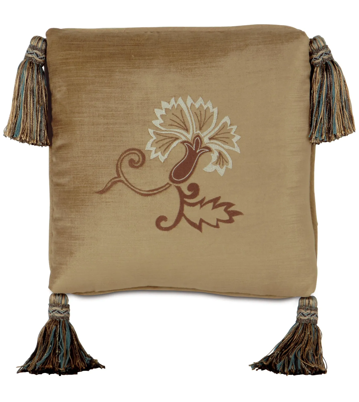 Lucerne Gold Velvet Throw Pillow Cover 16x16