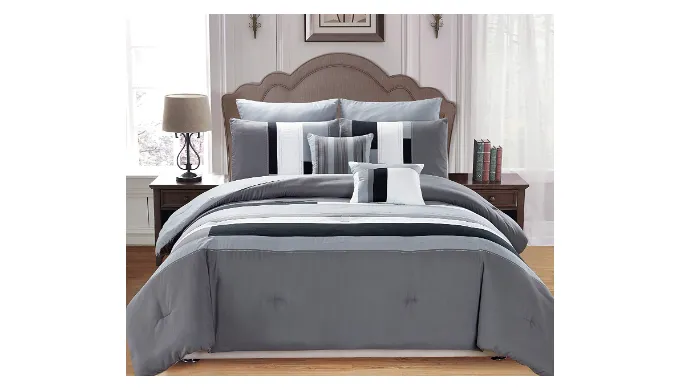 Luxury 7-Piece Desiree Queen Comforter Set - Ships Quick!