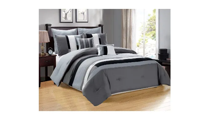 Luxury 7-Piece Desiree Queen Comforter Set - Ships Quick!