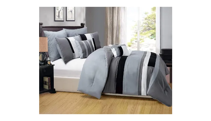 Luxury 7-Piece Desiree Queen Comforter Set - Ships Quick!