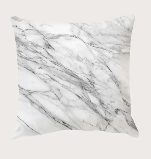 Marble Pattern Cushion Cover Without Filler