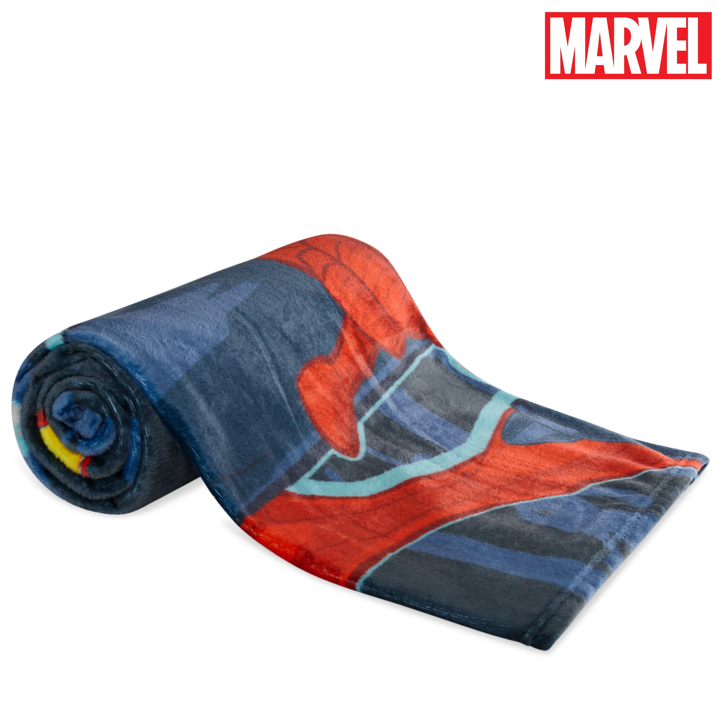 Marvel Spiderman Super Soft Fleece Blanket - Blue Spiderman