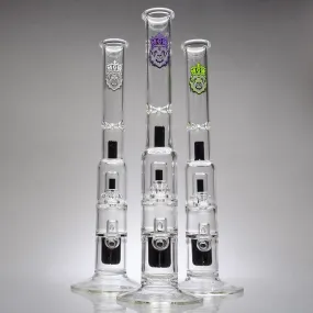 MGW - Black CIRQ Double Perc Bong