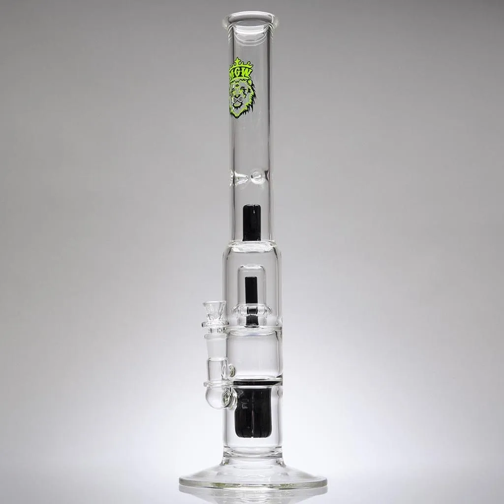 MGW - Black CIRQ Double Perc Bong