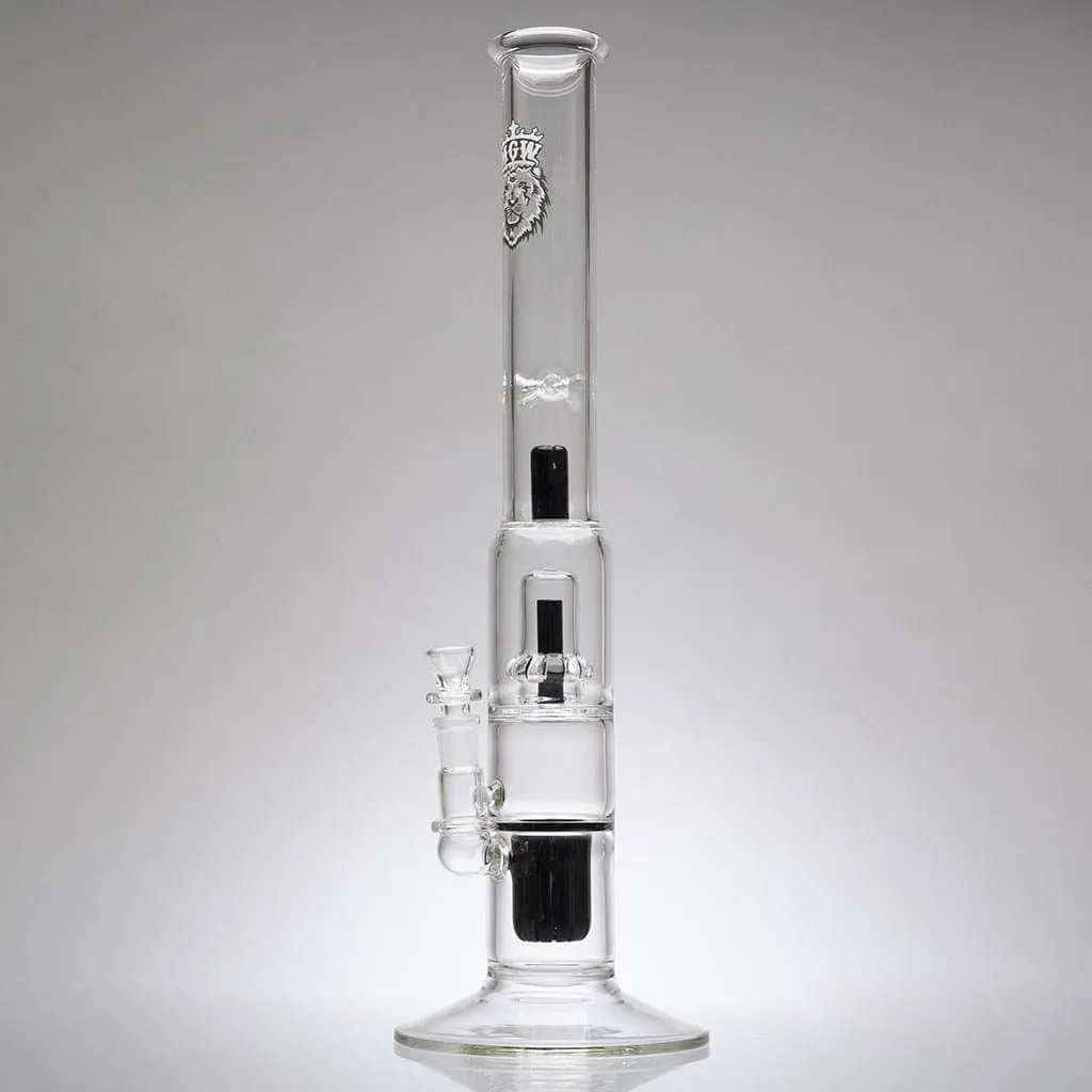 MGW - Black CIRQ Double Perc Bong