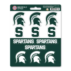 Michigan State Spartans 12 Count Mini Decal Sticker Pack