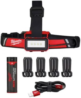 Milwaukee 2115-21 USB Rechargeable Headlamp. Each