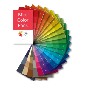 MINI Color Fans - Compact Size