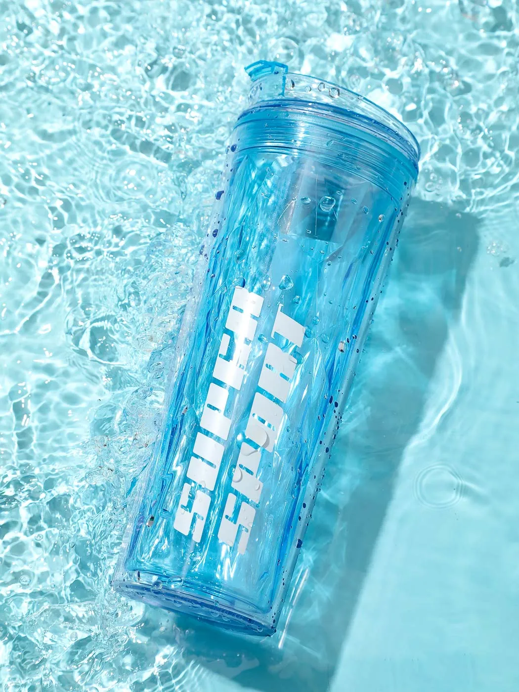 Miniso Plastic Tumbler 720ml (Blue)