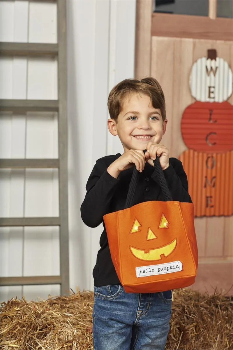 Mud Pie Light Up Halloween Treat Bag