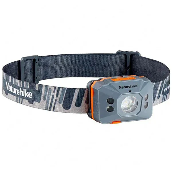 Naturehike Ultralight Waterproof & Rechargeable LED Headlamp Gray 150 Lumens