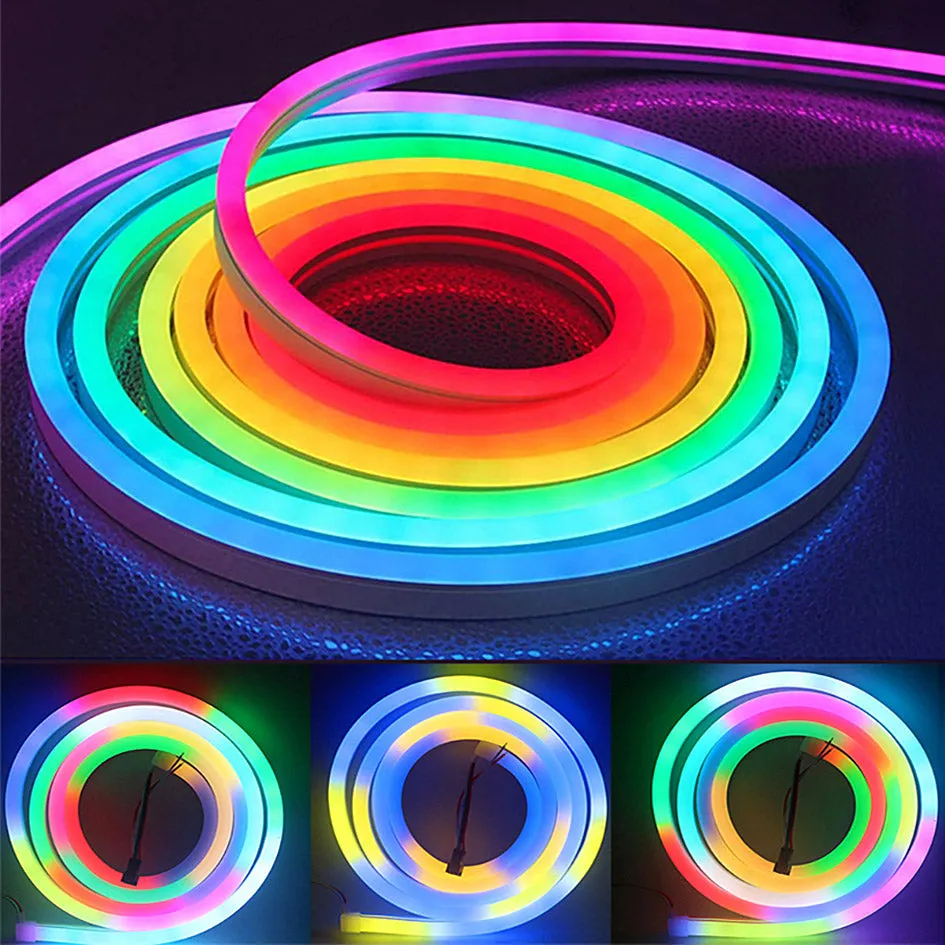 Neon LED Strip Lights Music Sync